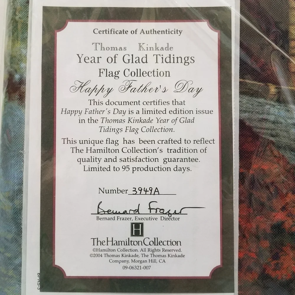 Thomas Kinkade A Year of Glad Tidings Happy Father